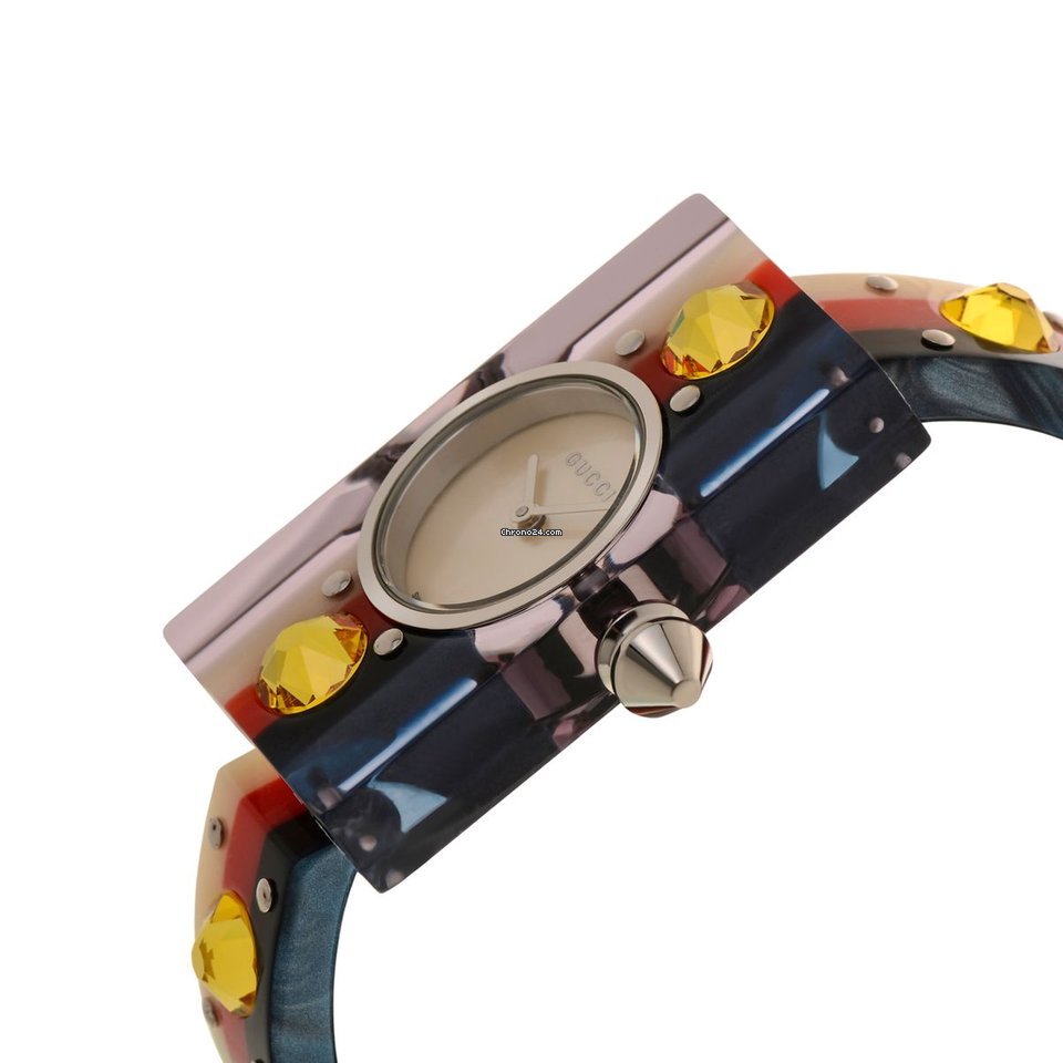 Gucci Web Pink Mother of Pearl Dial Watch For Women - YA143524