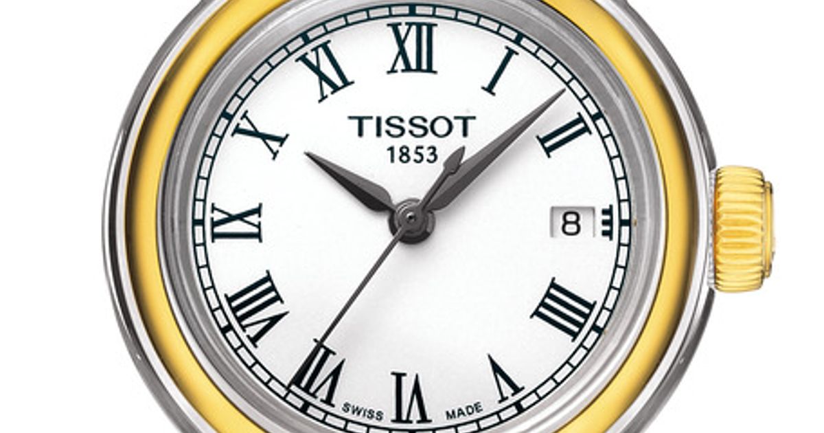 Tissot Carson Lady White Dial Two Tone Steel Strap Watch For Women - T085.210.22.013.00