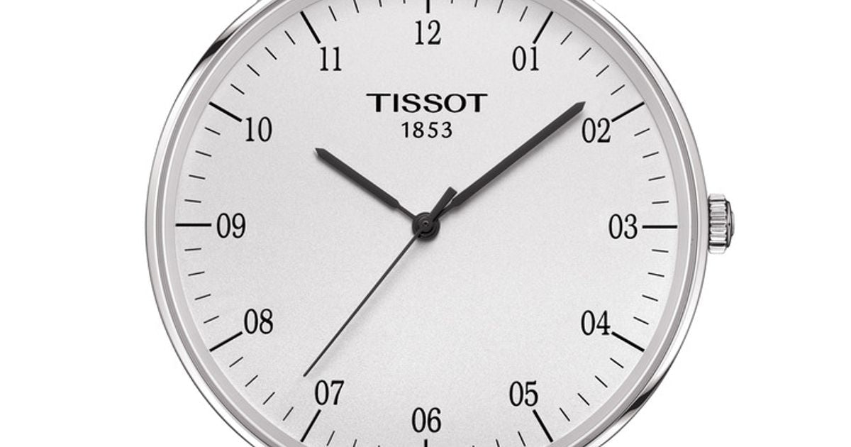 Tissot T Classic Everytime Large White Dial Blue NATO Strap Watch For Men - T109.610.17.037.00