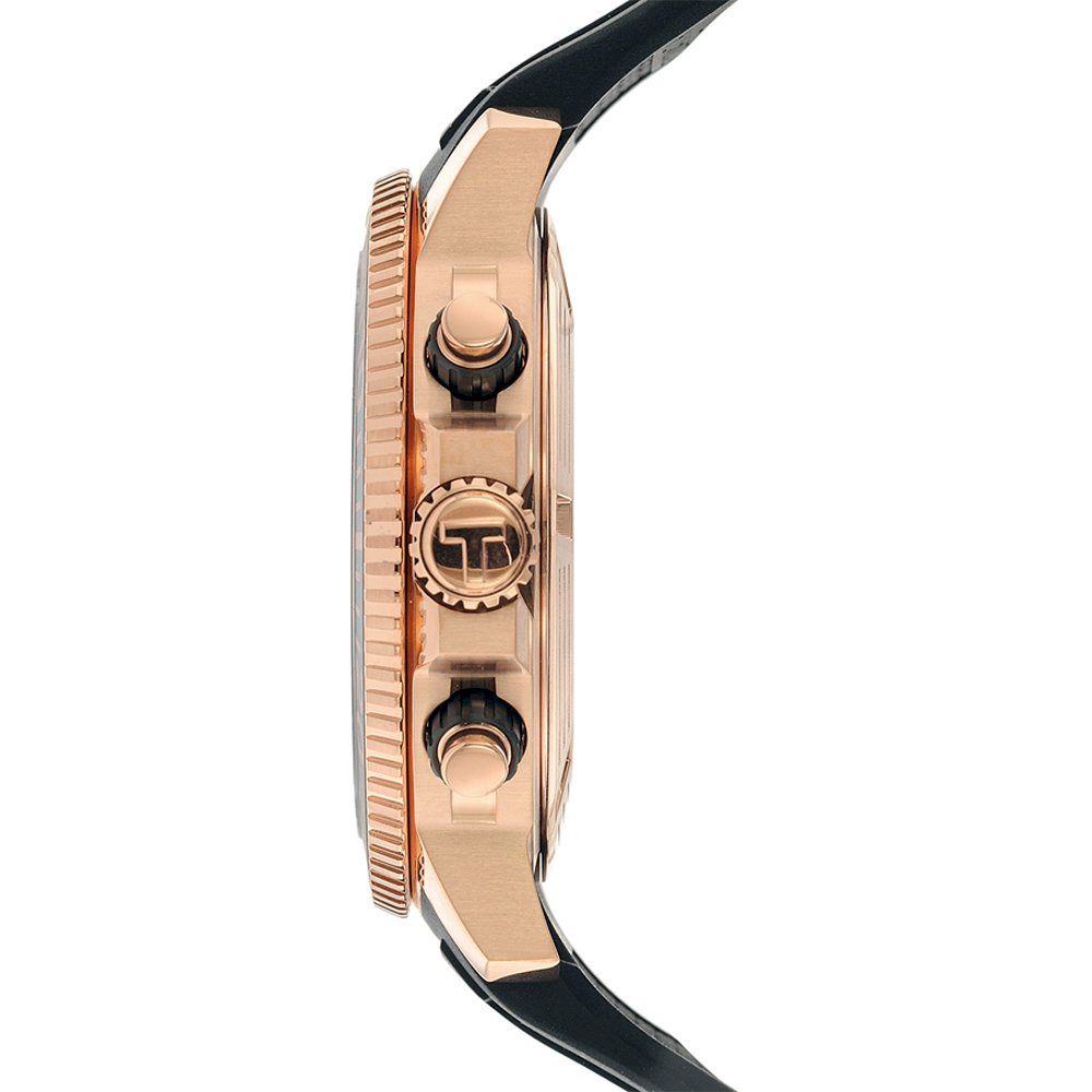 Tissot Seastar 1000 Chronograph Black Dial Black Rubber Strap Watch For Men - T120.417.37.051.00