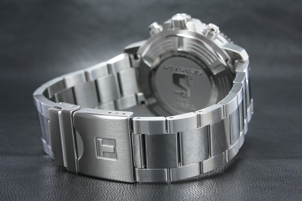 Tissot Seastar 1000 Chronograph Black Dial Silver Steel Strap Watch For Men - T120.417.11.051.00