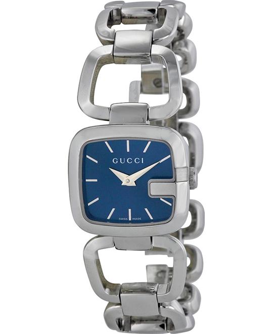 Gucci G Gucci Blue Dial Silver Steel Strap Watch For Women - YA125405