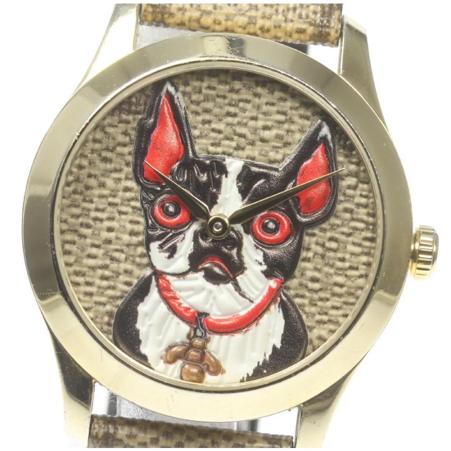 Gucci G Timeless Brown Dial Brown Leather Strap Watch For Women - YA1264056