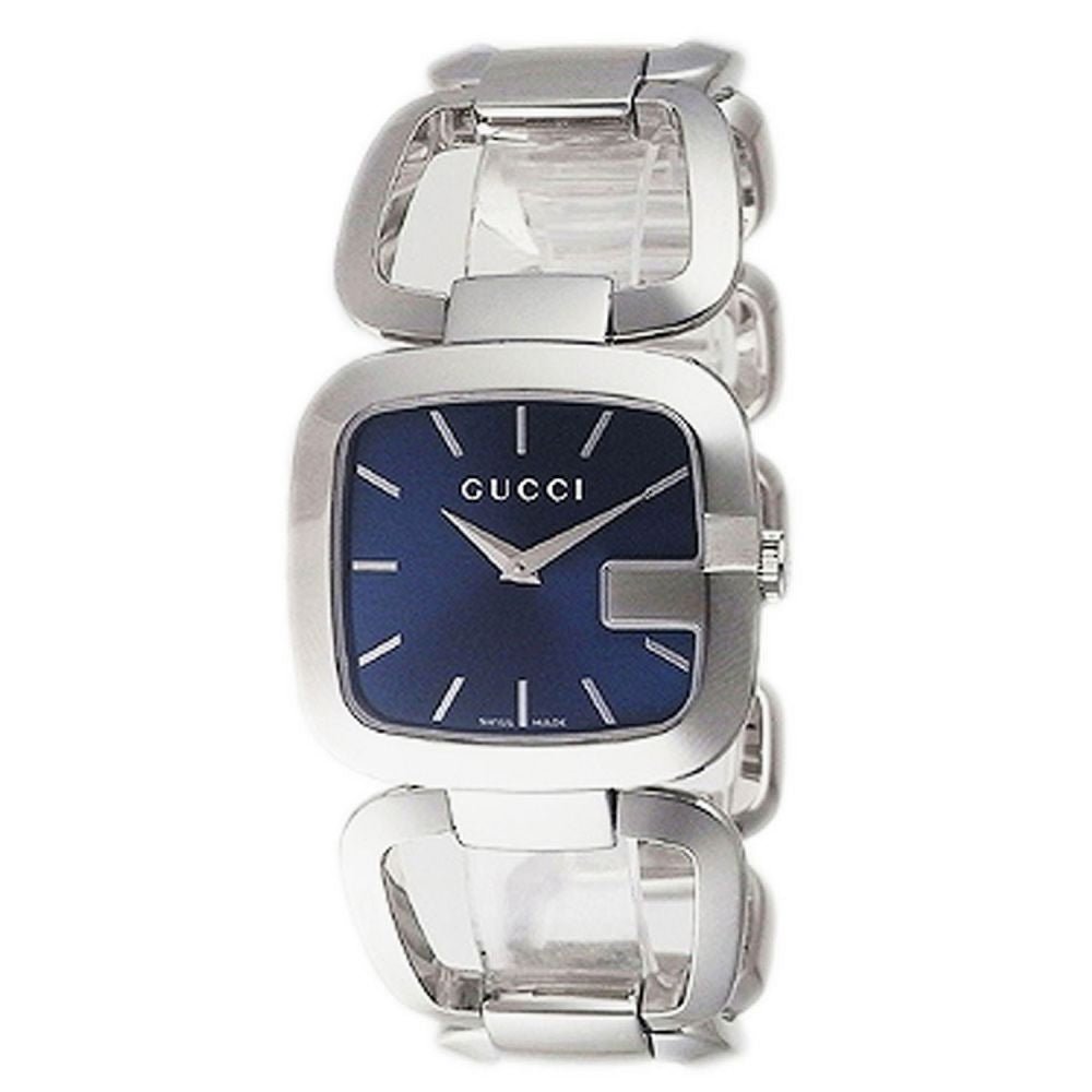 Gucci G Gucci Blue Dial Silver Steel Strap Watch For Women - YA125405