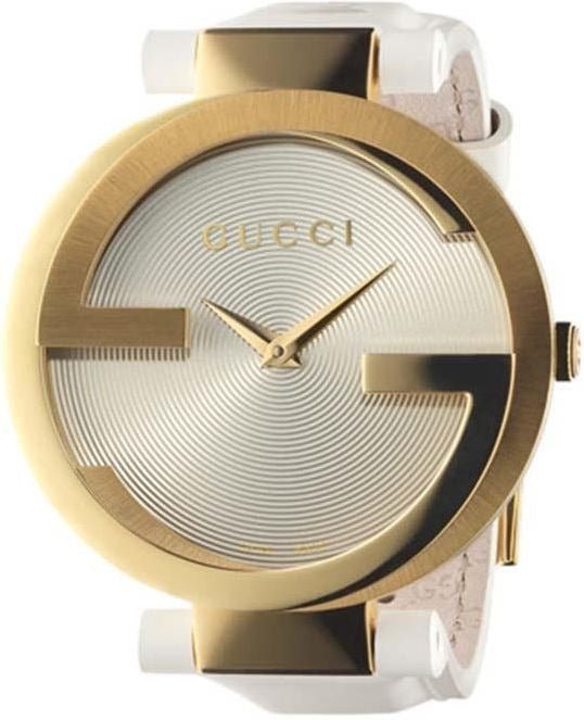 Gucci Interlocking Latin Grammy Special Edition Gold Watch For Women - YA133313