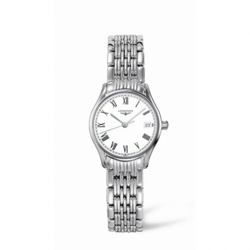 Longines Lyre White Dial Silver Stainless Steel Watch for Women - L4.259.4.11.6