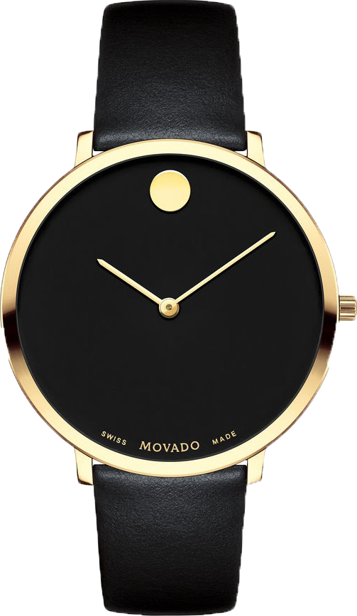 Movado 70th Anniversary Special Edition Black Dial 35mm Watch For Women - 0607137