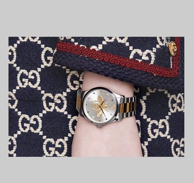 Gucci G Timeless Silver Dial Two Tone Steel Strap Watch For Women - YA1264131