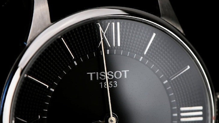 Tissot Chemin Des Tourelles Powermatic 80 Black Dial Black Leather Strap Watch For Men - T099.407.16.058.00