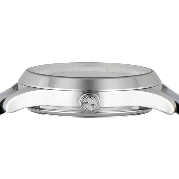 Gucci G Timeless Automatic Mother of Pearl Dial Blue Leather Strap Watch For Women - YA1264113